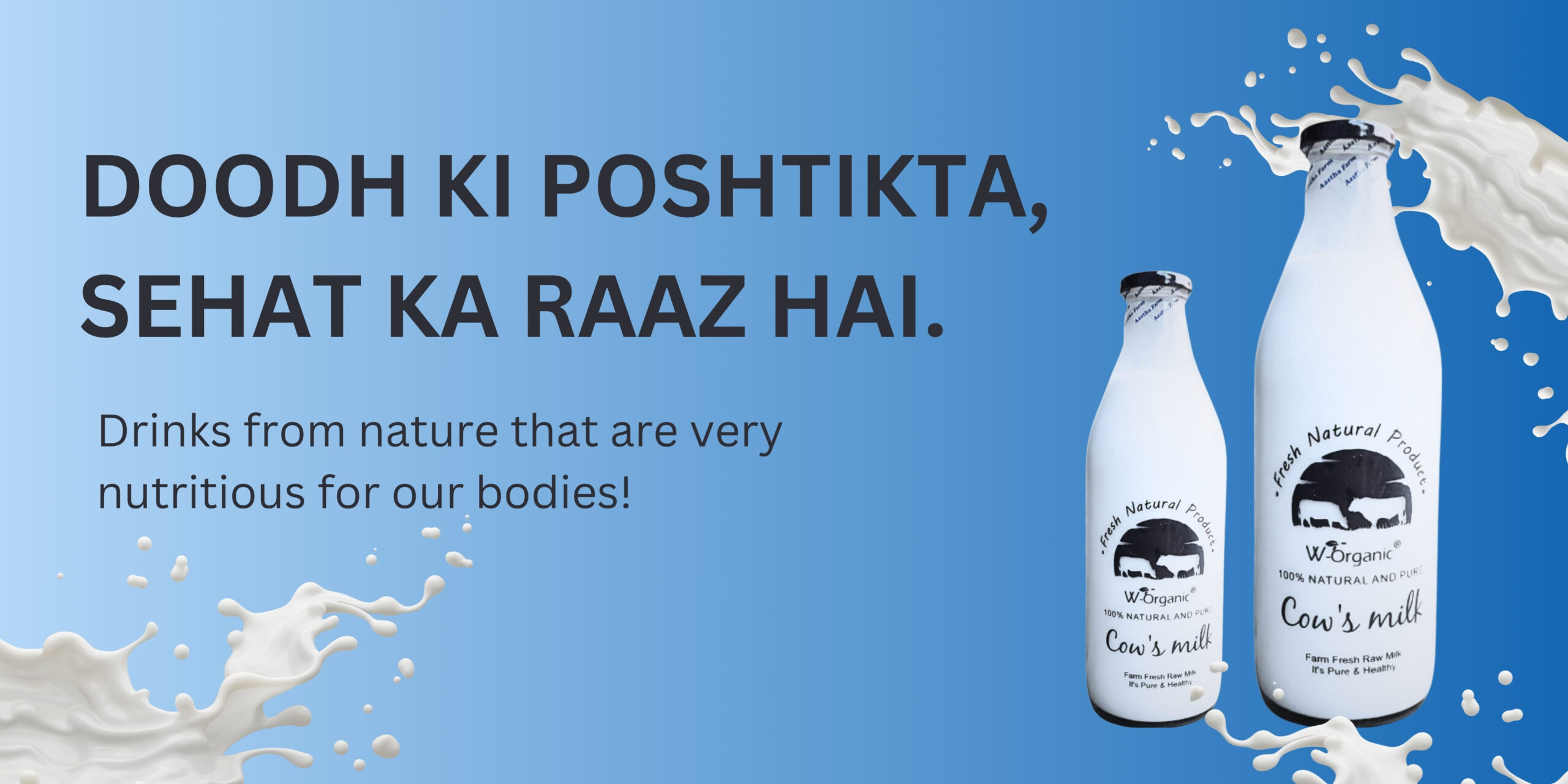 Blue White Bold Milk Product Advertisement Landscape Banner (2)